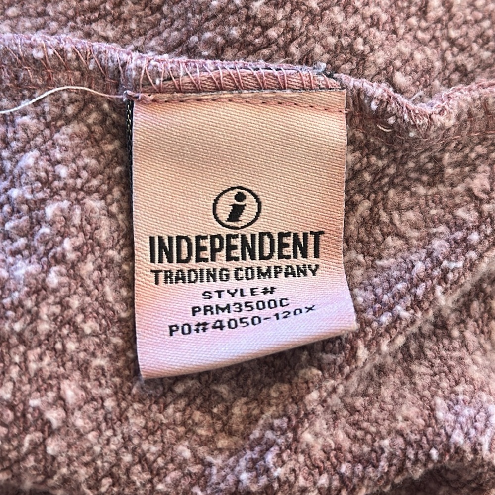 Sz L Living Fully Mallory Ervin sweatshirt Falleluijah mauve rose pink purple - Picture 7 of 7